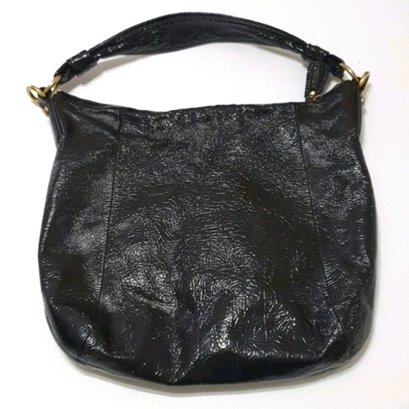 Coach Gold Clasp Textured Handbag - Picture 6 of 6